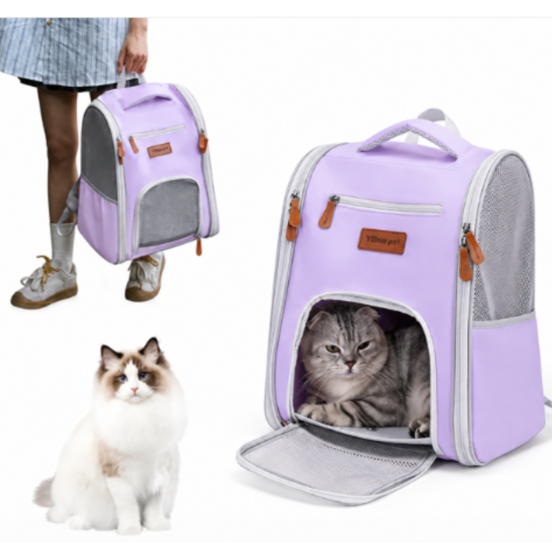 Bolso Morral Transportador Para Mascotas 40x32x26 Cm