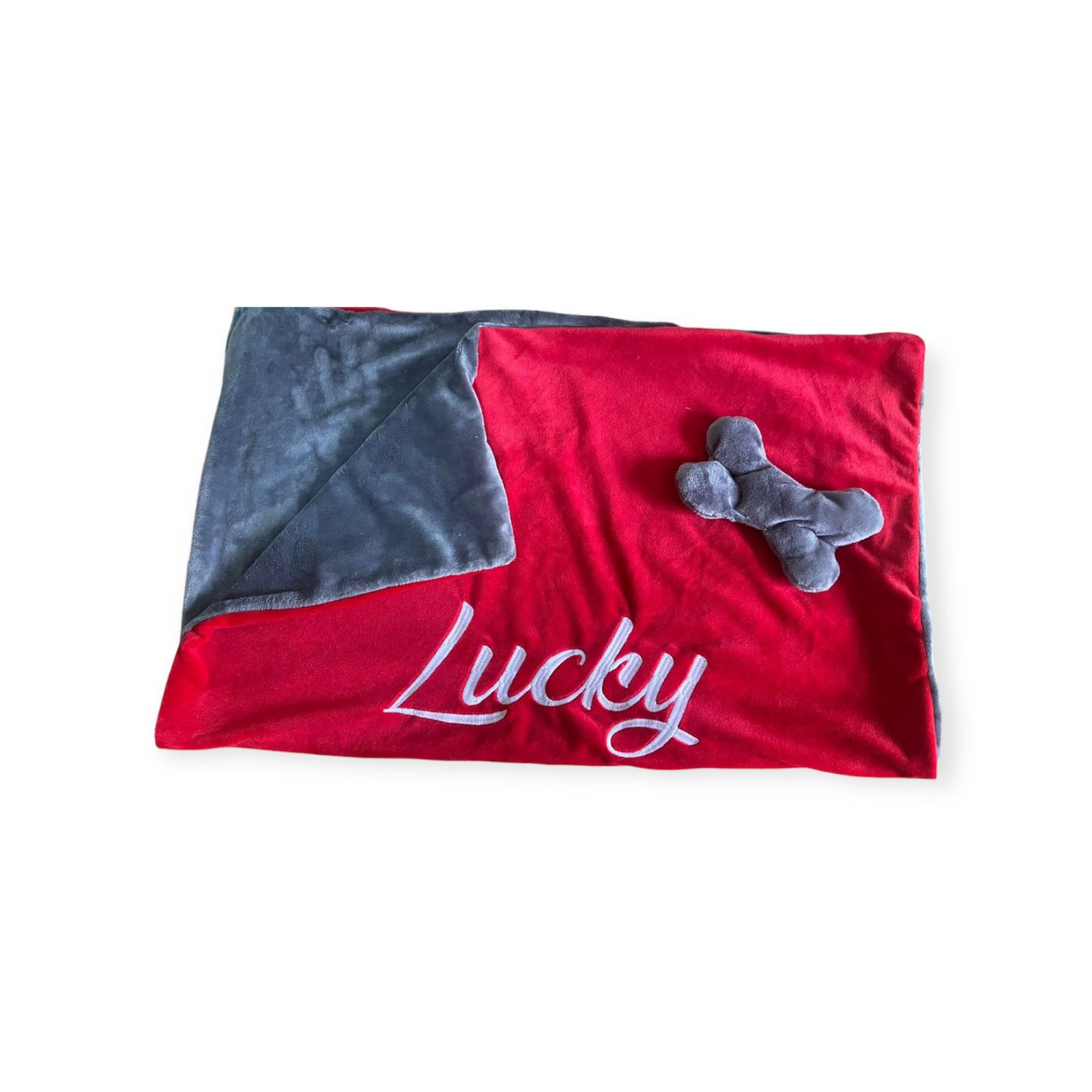 Cobija Manta Doble Faz Premium Personalizada para Perros y Gatos Grande 95x80 Cm