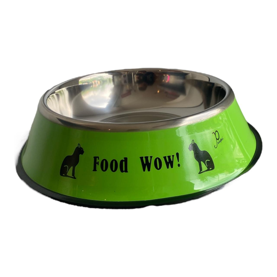 Comedero Acero Inoxidable Para Mascotas 21 Cm Diámetro Grande