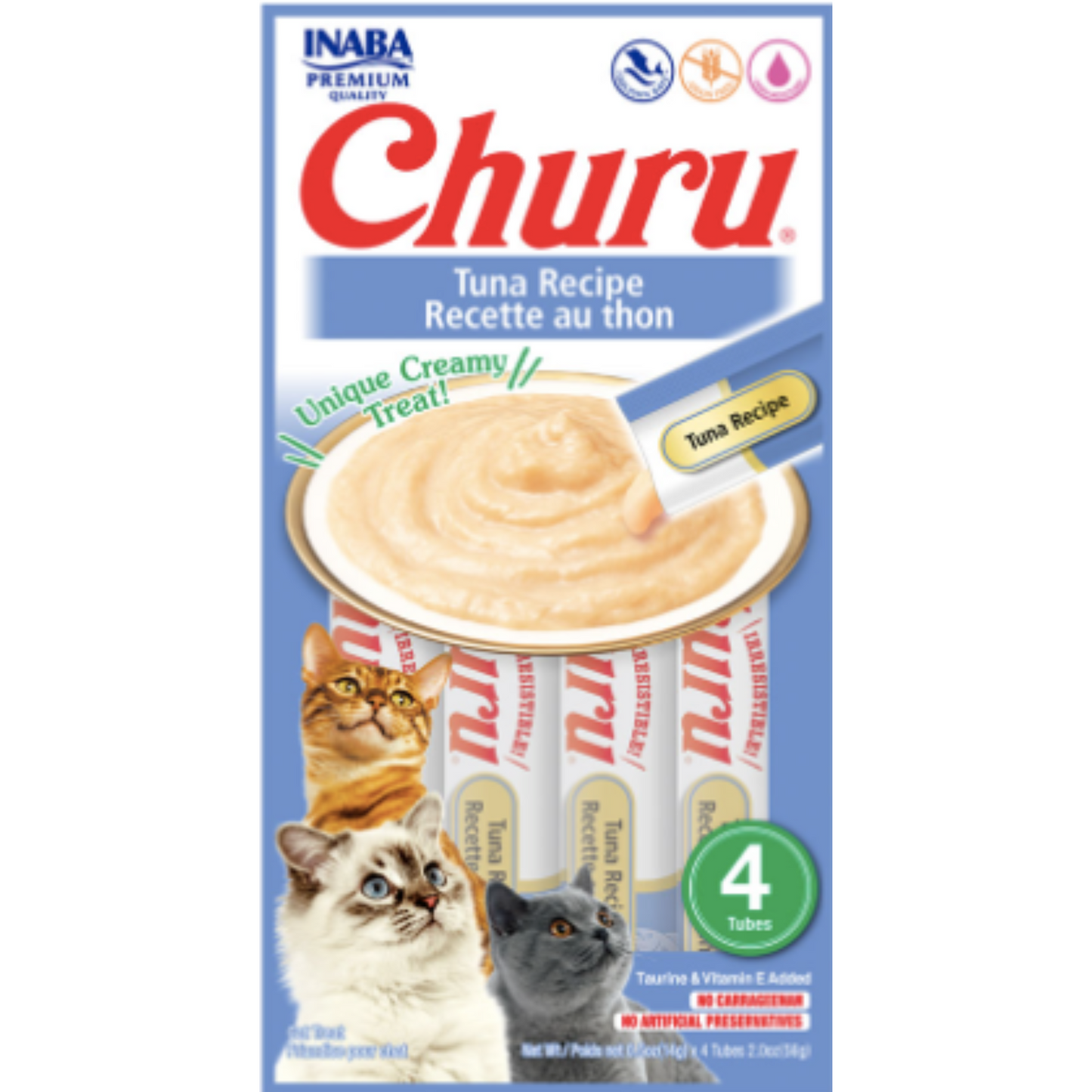 Snack para Gato Churu Sabor Atún (tuna Recipe) X 4 Unidades