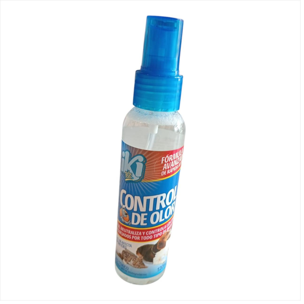 Control De Olores Para Mascotas Iki Pets 120 Ml Aseo