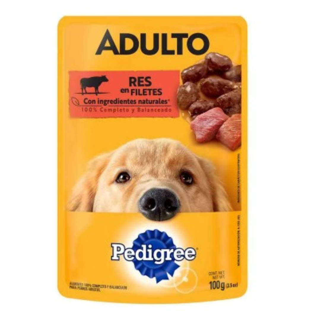 Snack Para Perros Alimento Húmedo Pedigree