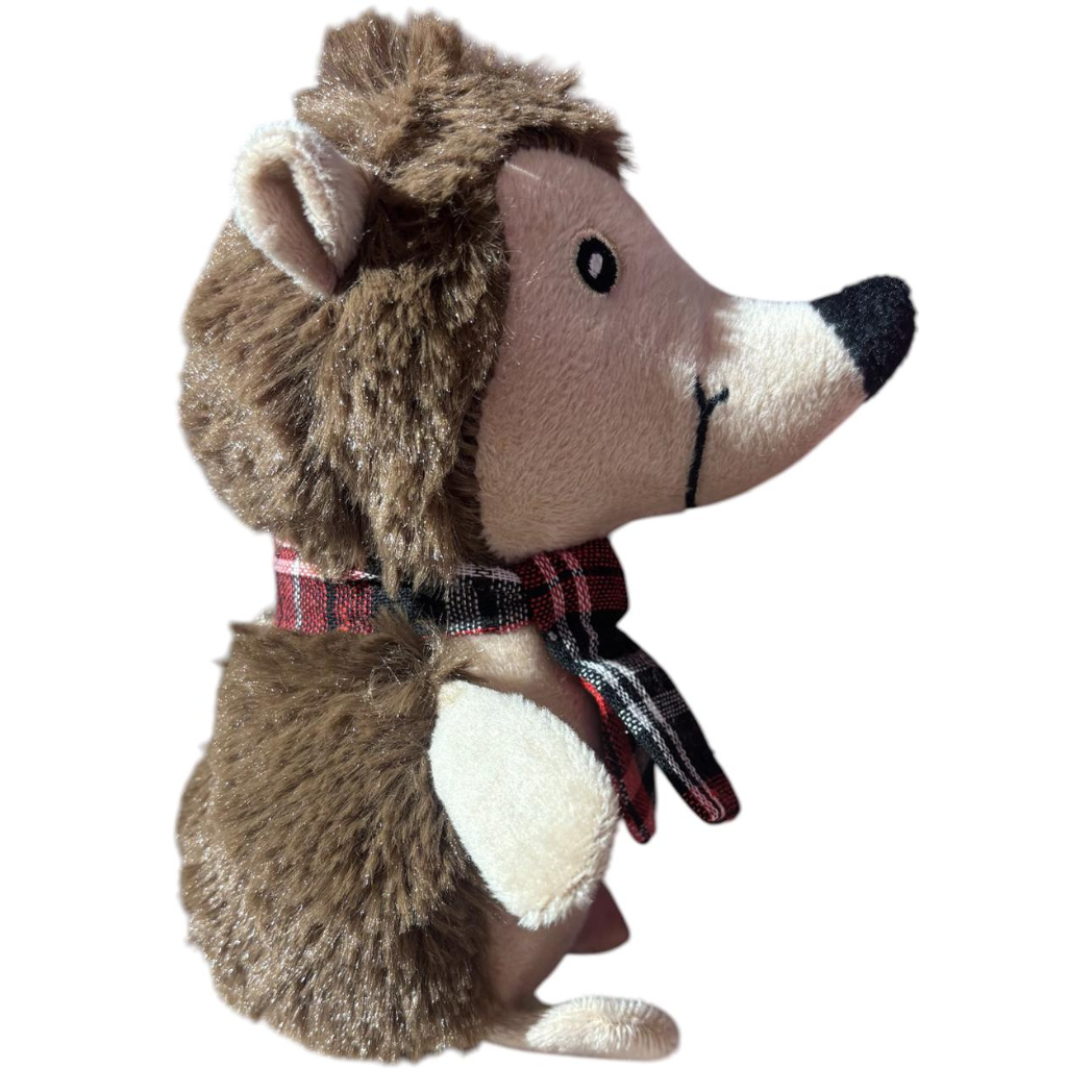 Juguete Peluche Para Perro Con Sonido Erizo 16 Cm