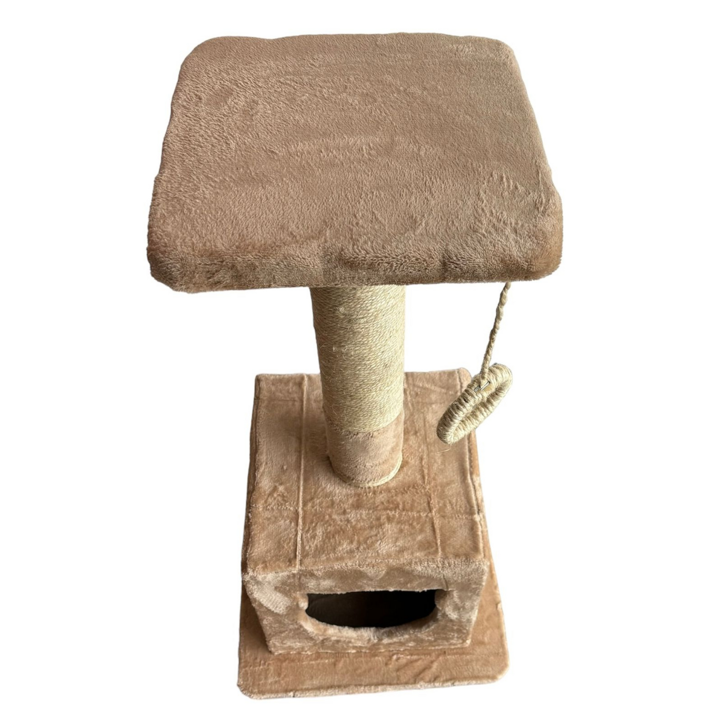 Gimnasio para Gatos con Rascador y Cueva Cuadrado