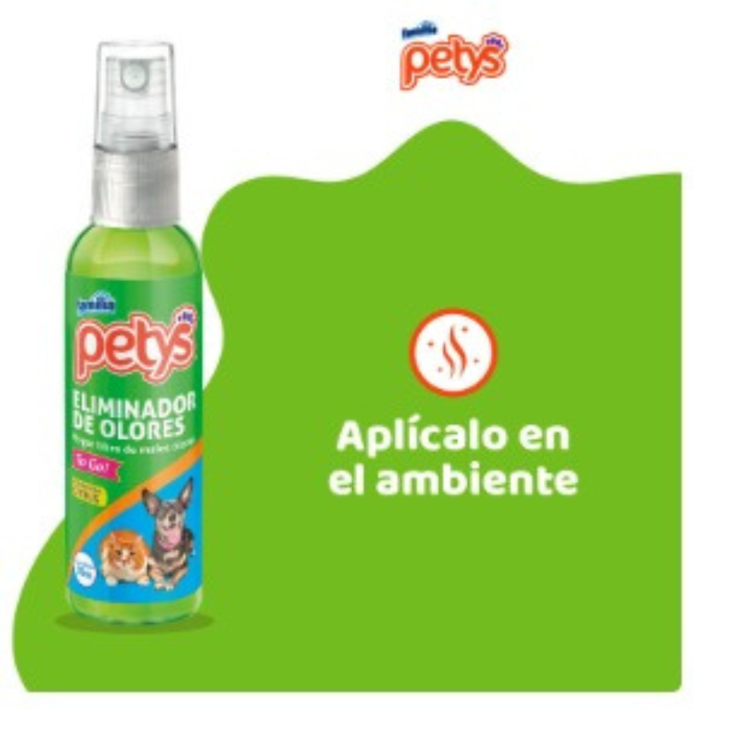 Eliminador De Olores Petys Fragancia Citrus Para Peros Y Gatos 280 Ml Aseo