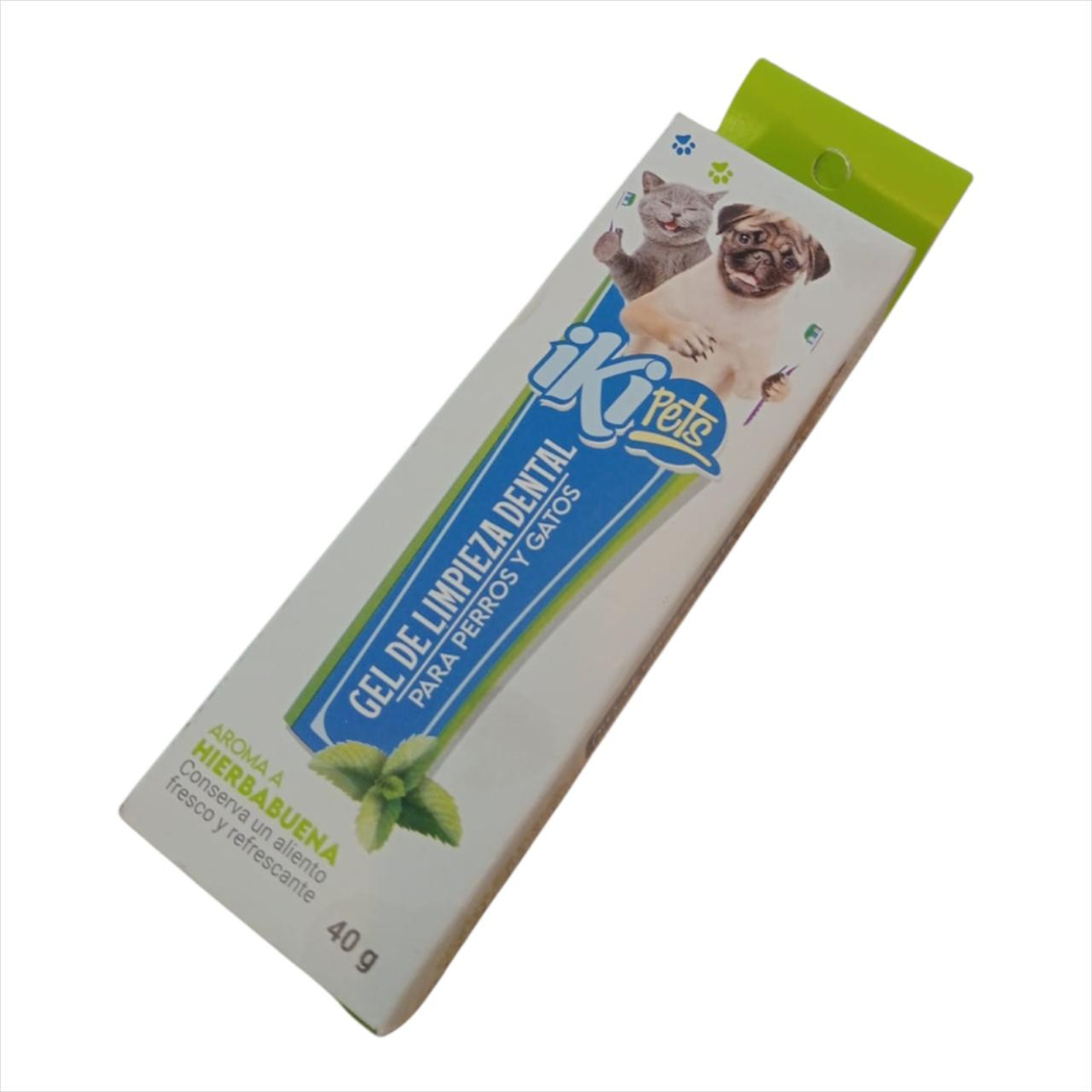 Gel Dental Para Perros Y Gatos Iki Pets X 40g Aseo
