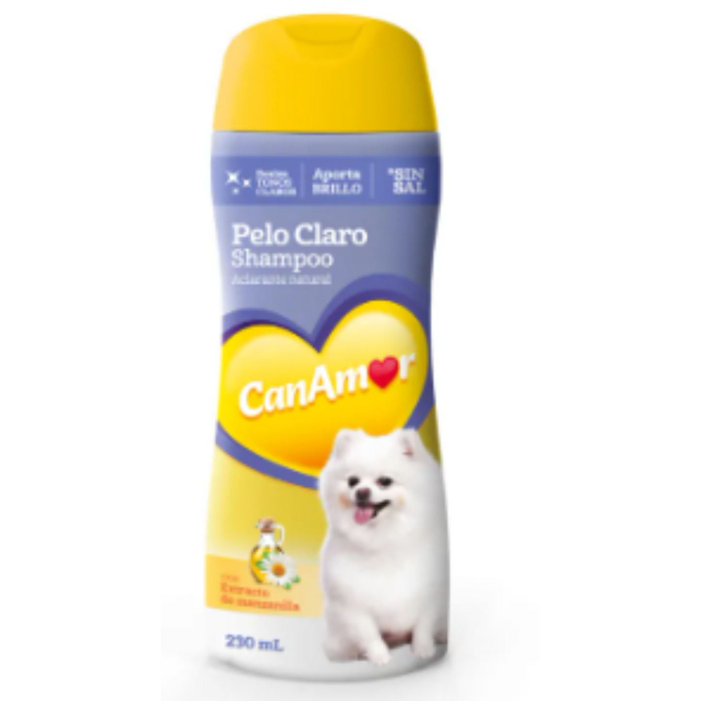 Shampoo CanAmor para Perros y Gatos 230 ml Aseo
