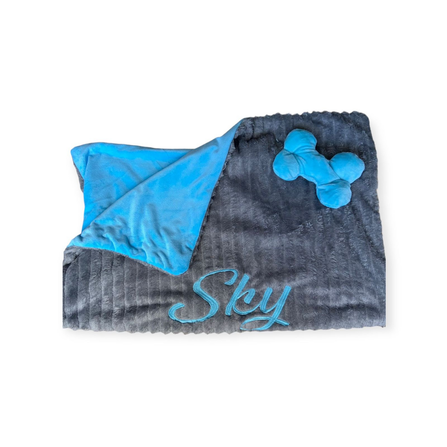 Cobija Manta Doble Faz Premium Personalizada para Perros y Gatos Grande 95x80 Cm