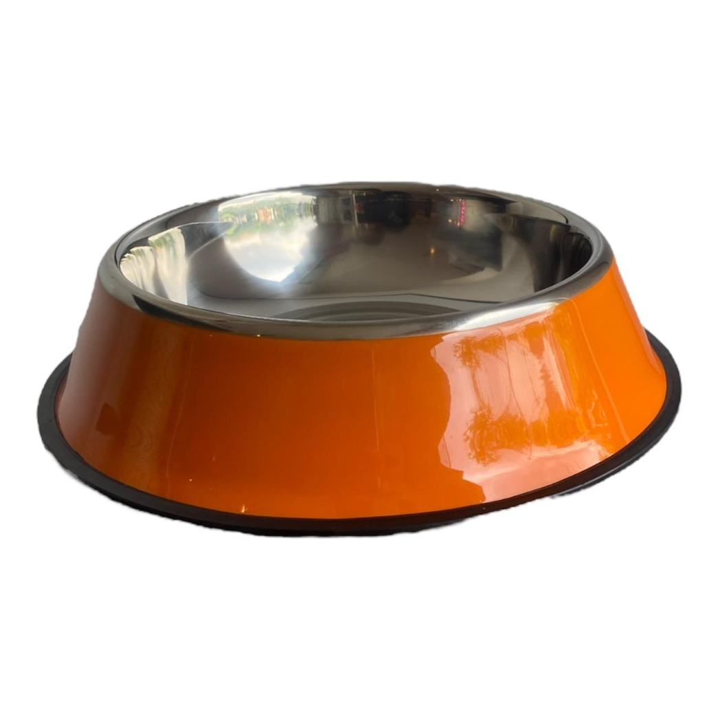 Comedero Acero Inoxidable Para Mascotas 21 Cm Diámetro Grande