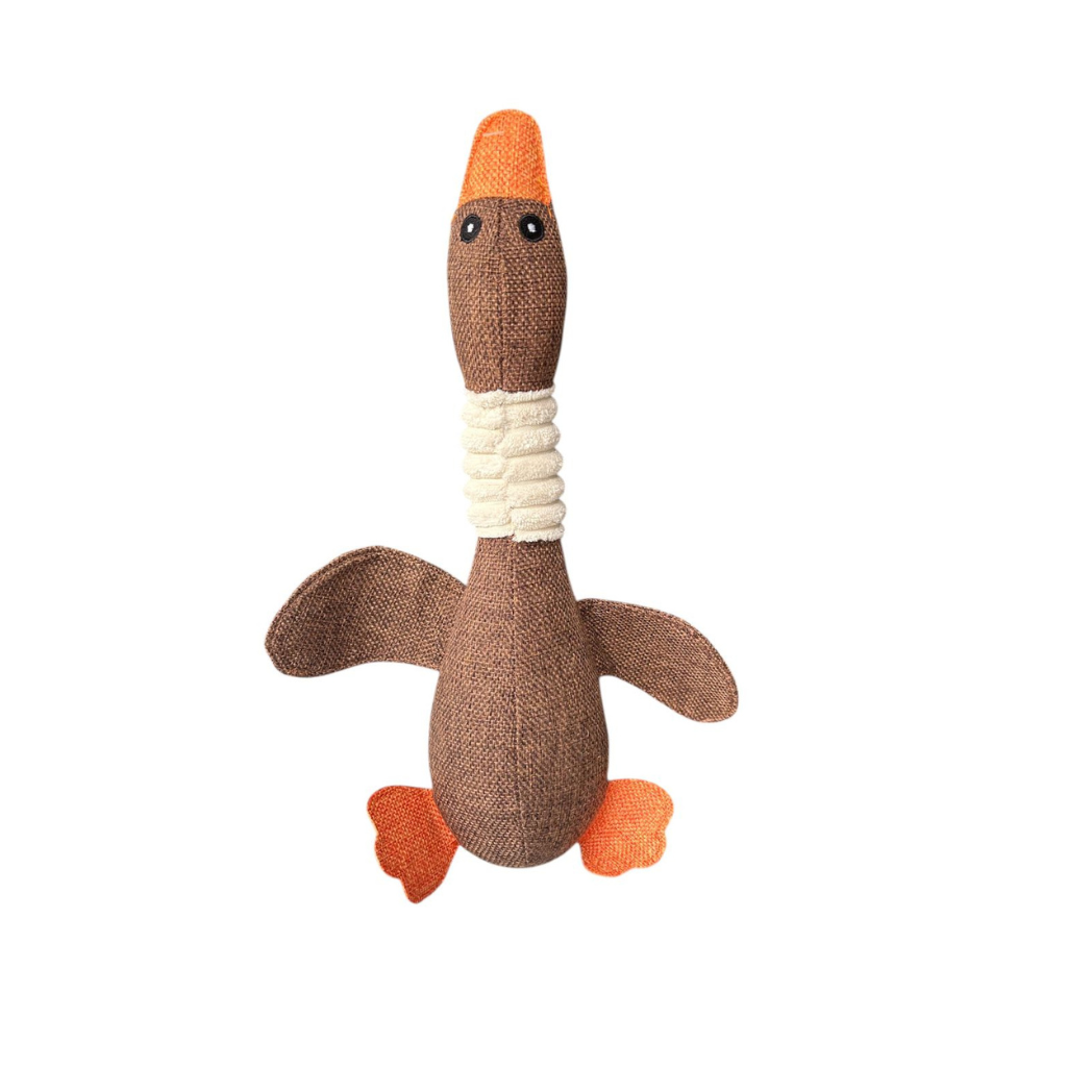 Juguete para Perro Peluche en Forma de Pato 33 cm con Sonido