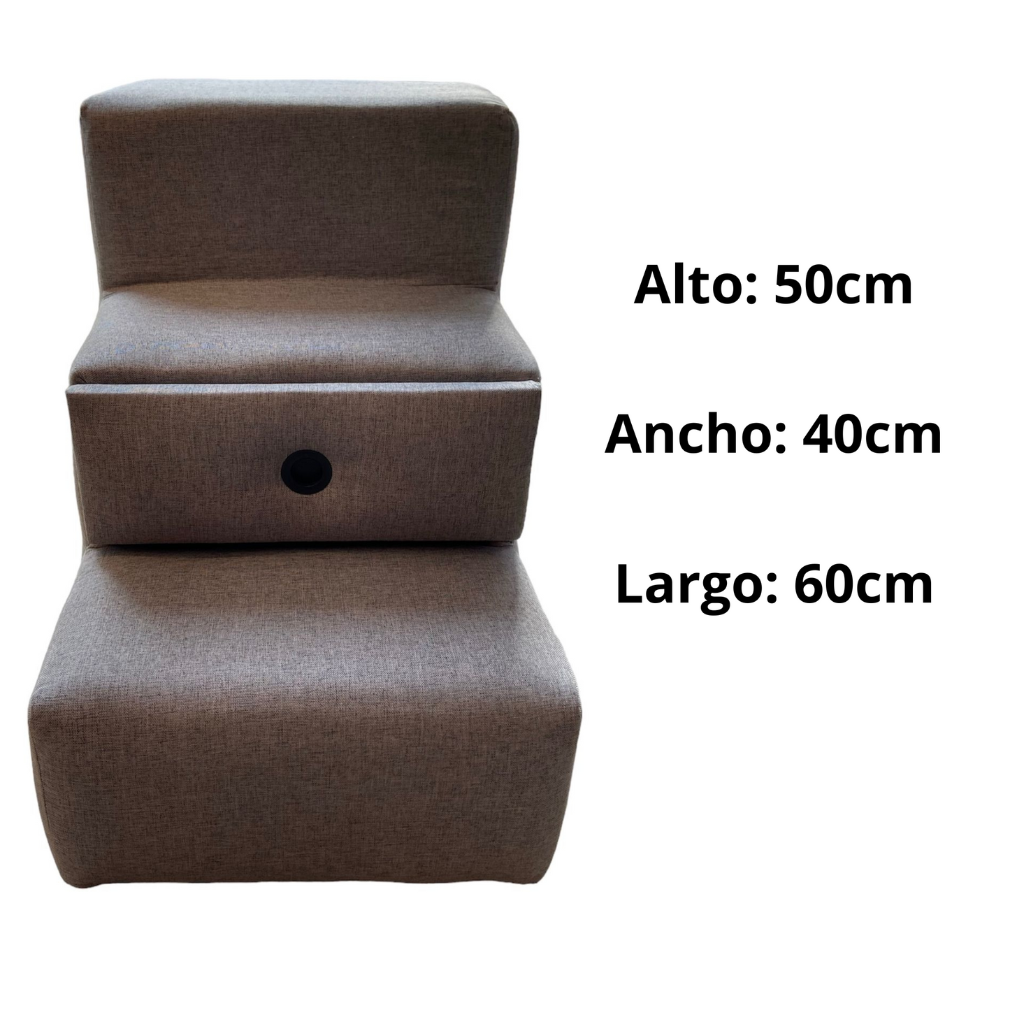 Escalera para Mascotas en Madera con Cajón