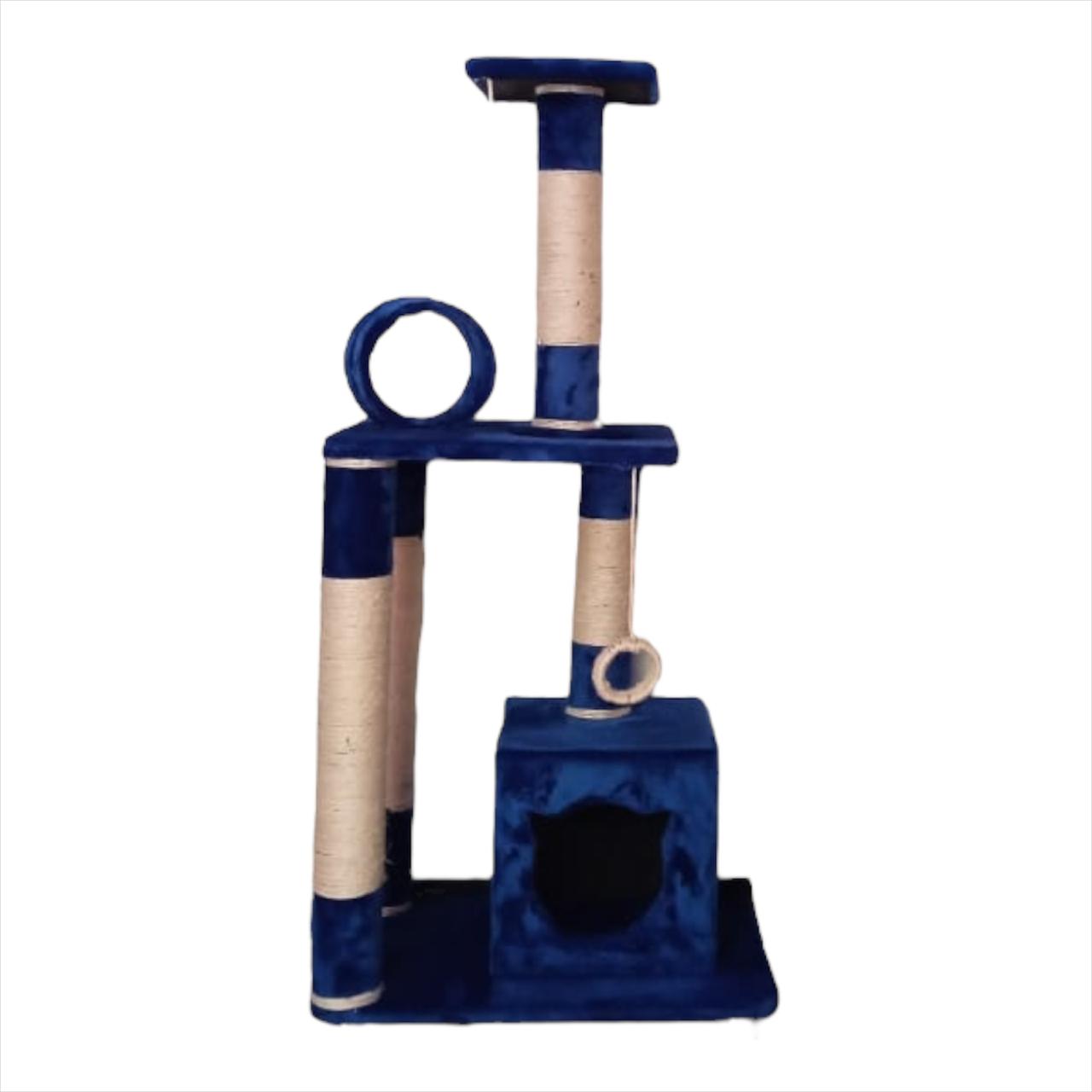 Gimnasio para Gatos con Rascador y Cueva 125 cm de alto