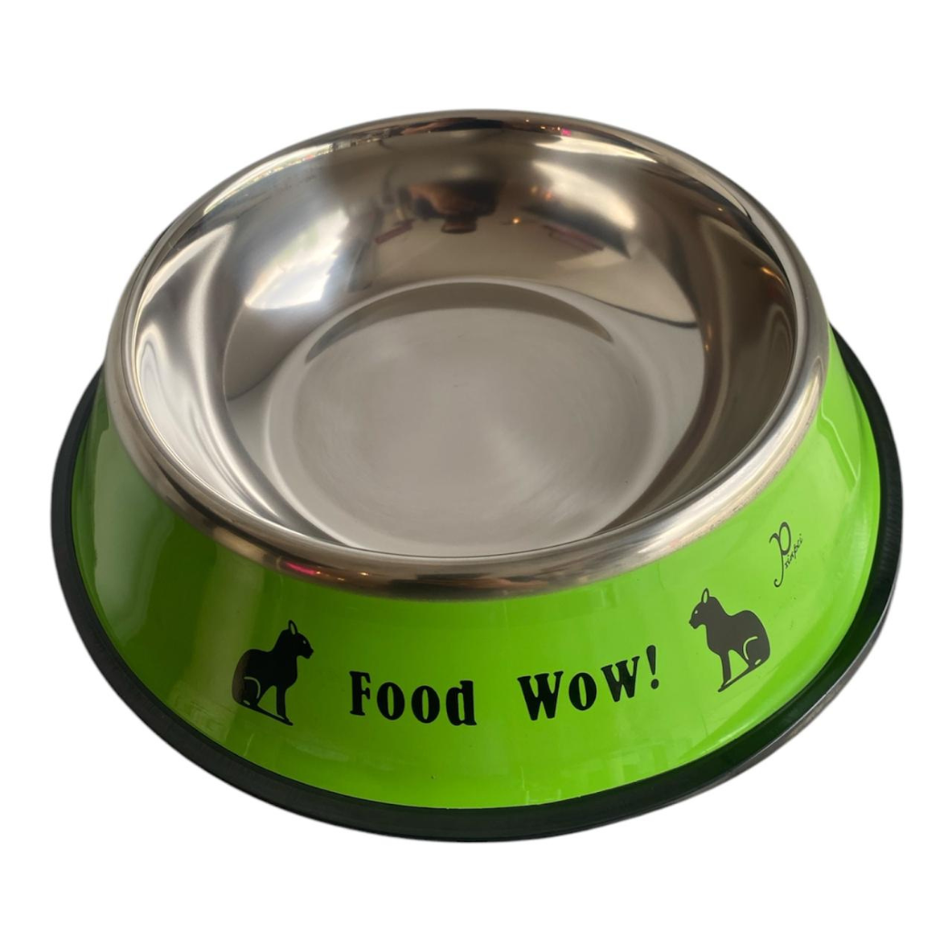 Comedero Acero Inoxidable Para Mascotas 21 Cm Diámetro Grande