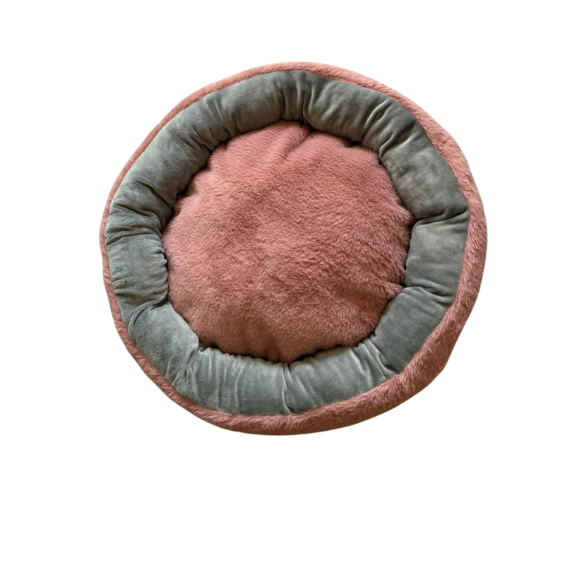 Cama Tipo Dona Doble Faz XXS Para Perros Pequeños Y Gatos