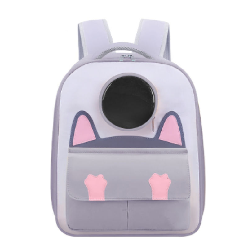 Bolso Morral Transportador Para Mascotas Con Diseño De Gato