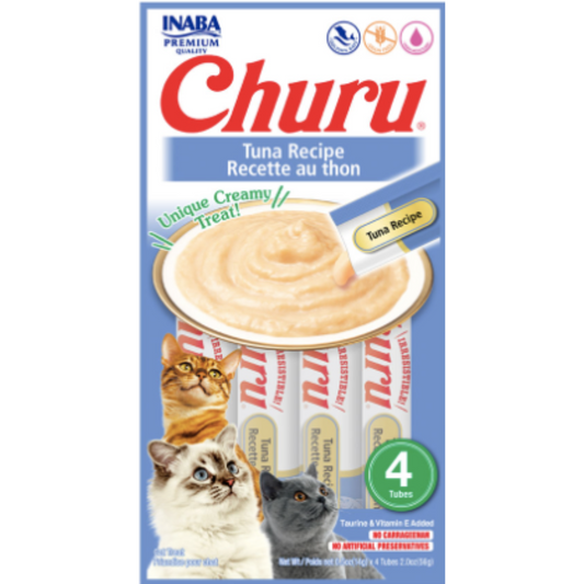 Snack para Gato Churu Sabor Atún (tuna Recipe)  X 4 Unidades