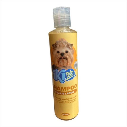 Shampoo Iki Pets Para Perros De Pelo Largo 240 Ml Aseo