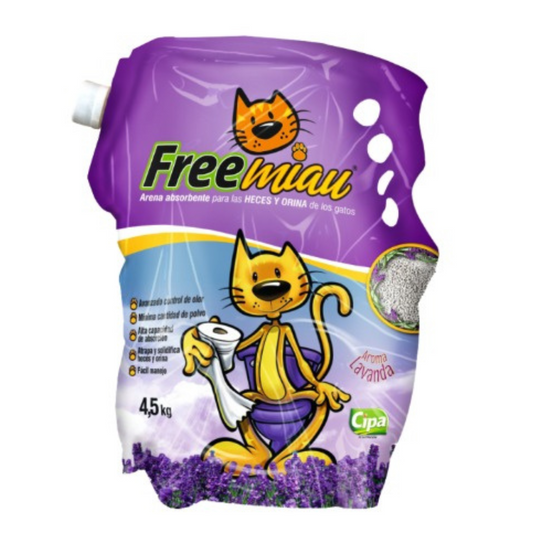 Arena Para Gatos Freemiau Lavanda Aseo