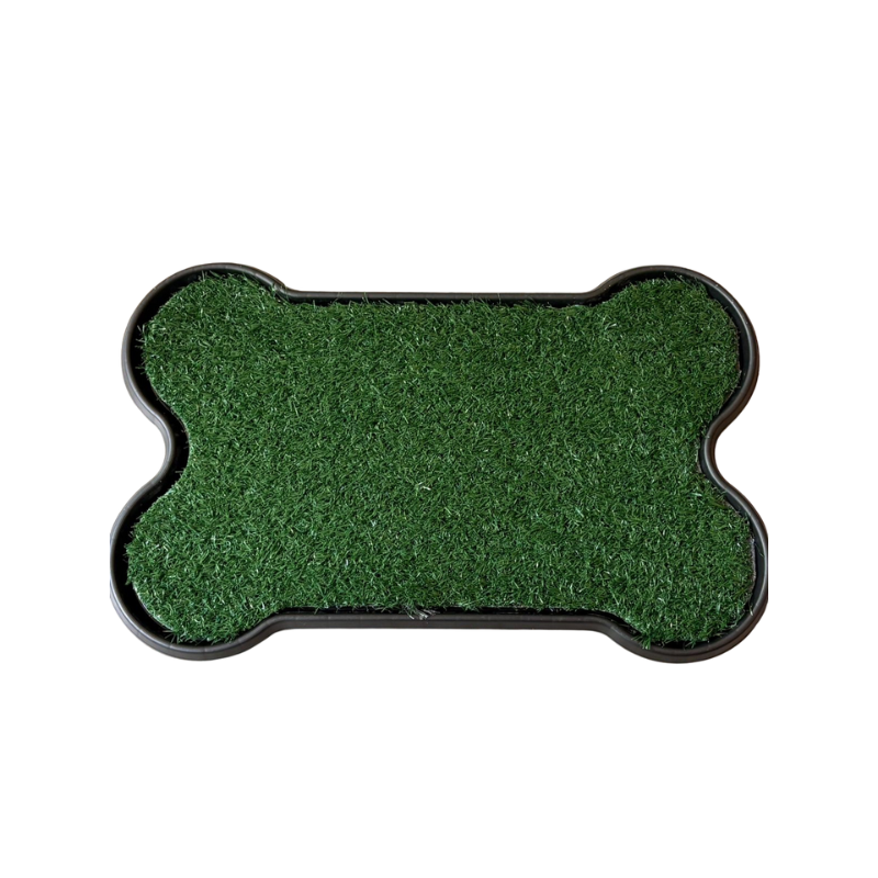 Sanitario Canino Pet Potty Tamaño Grande Con Grama Sintética Reforzada 68 X 40 Cm Aseo