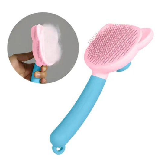 Cepillo Autolimpiante Para Mascotas Colores Surtidos Aseo