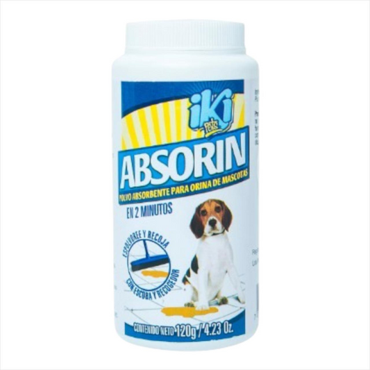 Absorín Polvo Absorbente Iki Pets X120ml Aseo