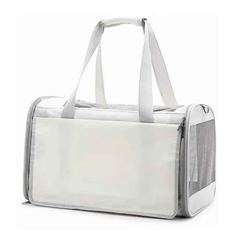 Bolso Transportador Guacal Para Mascotas Laterales En Malla