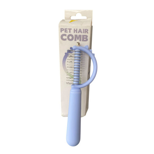 Cepillo Deslanador Para Perros Y Gatos Con Cerdas En Acero Inoxidable Aseo