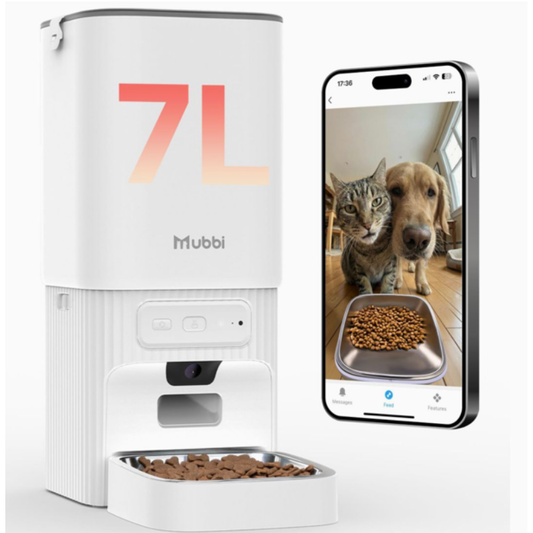 Comedero Automático Dispensador De Concentrado 7 Litros Con Cámara, Grabador De Voz, Funciona Con Aplicación