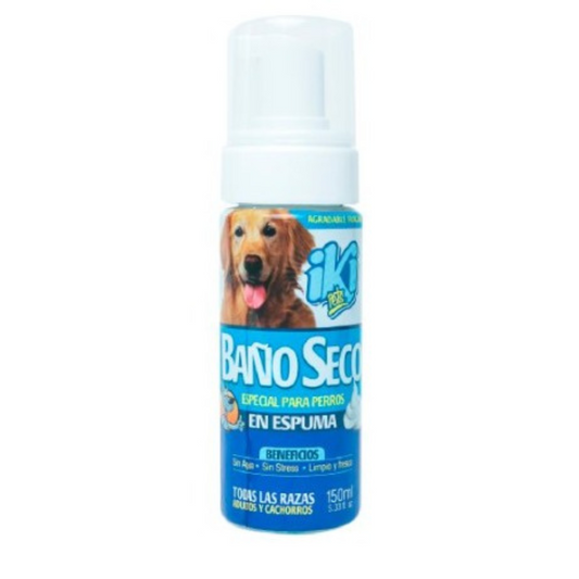Baño Seco Iki Pets Para Perro 150 Ml Aseo