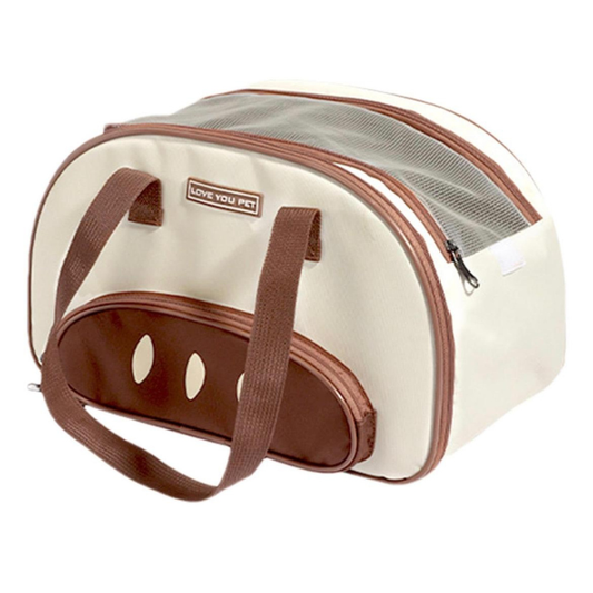 Bolso Transportador Tipo Guacal Para Mascotas Pequeñas 23 Cm De Alto
