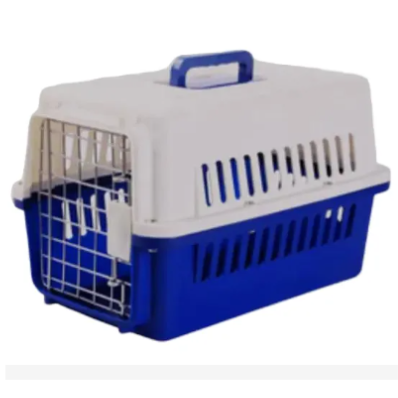 Guacal Mediano Para Mascotas Con Puerta De Reja 58x37x37 Cm Transportador