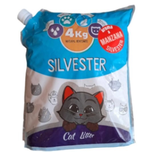 Arena Sanitaria para Gatos Silvester 4 kg Aseo