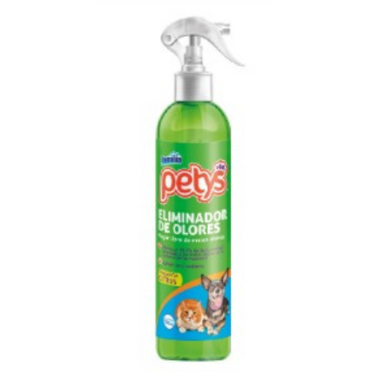 Eliminador De Olores Petys Fragancia Citrus Para Peros Y Gatos 280 Ml Aseo
