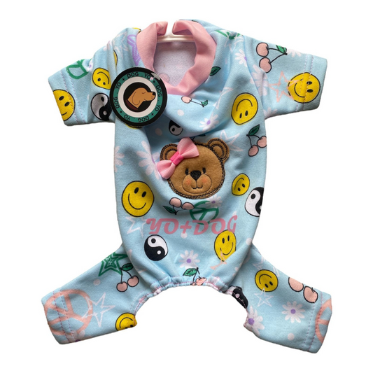 Pijama Para Perra Con Estampado Oso Ropa