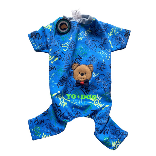 Pijama Para Perro Con Estampado Oso Ropa
