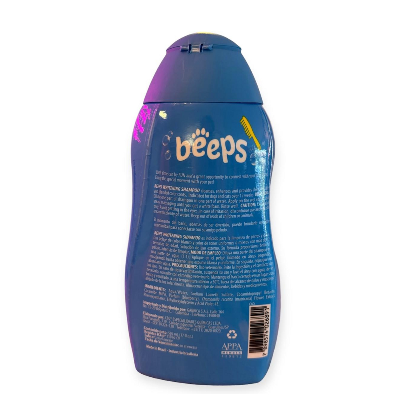 Shampoo Beeps Pet Care Aseo