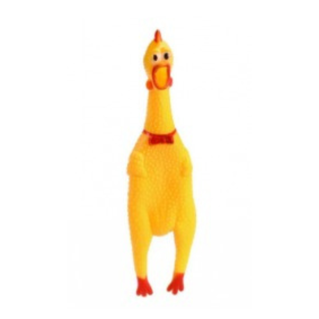 Juguete para Perro Rasca Encías Pollo Chillón