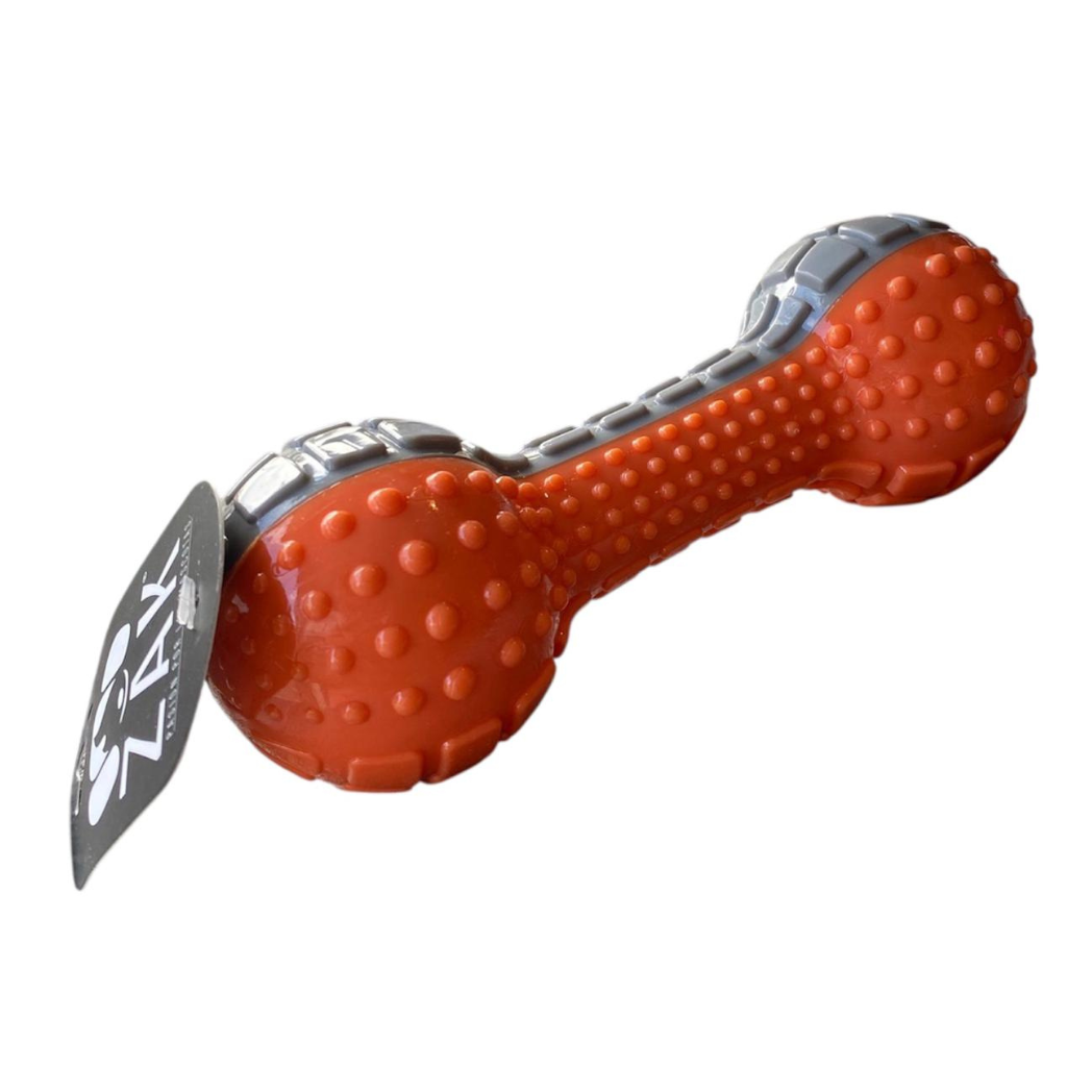 Juguete para Perro Rasca Encías En Forma De Hueso Con Relieve Y Sonido 18 Cm