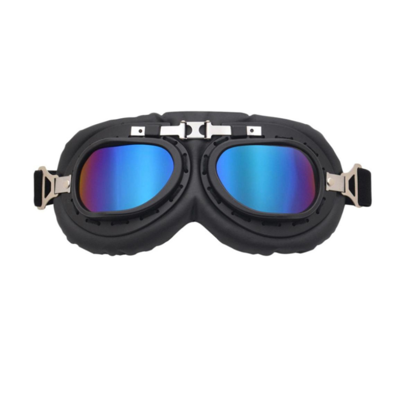 Accesorio Gafas De Motocicleta Para Mascotas Estilo Retro Con Marcos Acolchados