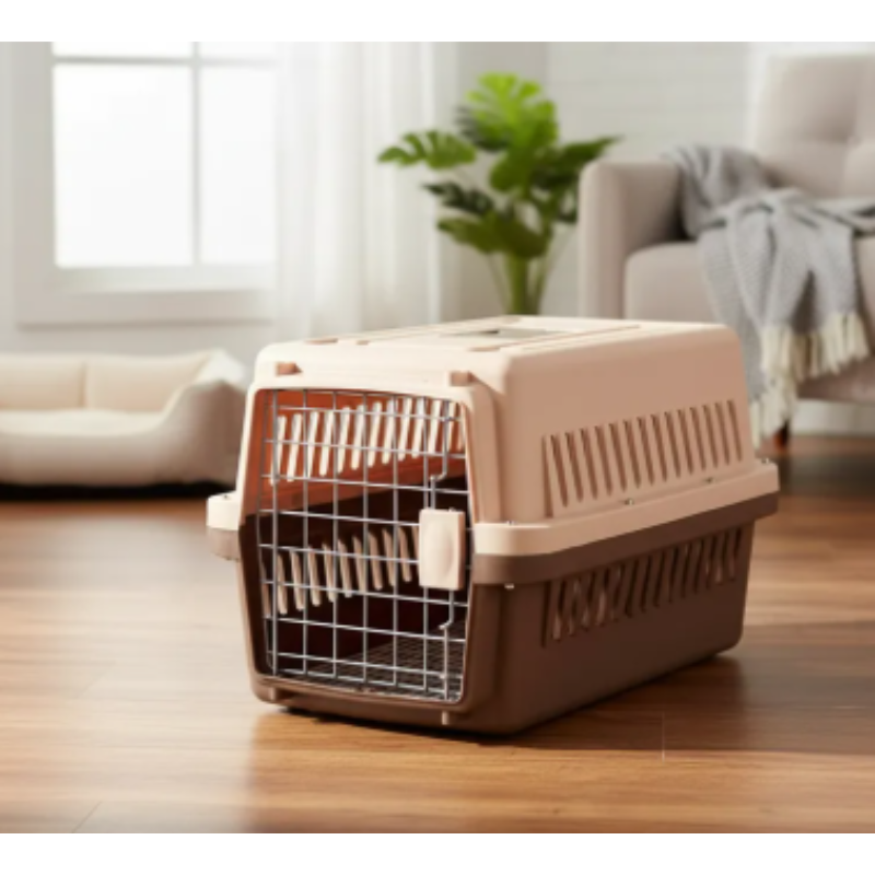 Guacal Grande Para Mascotas Con Puerta De Reja 66x47x46 Cm Transportador