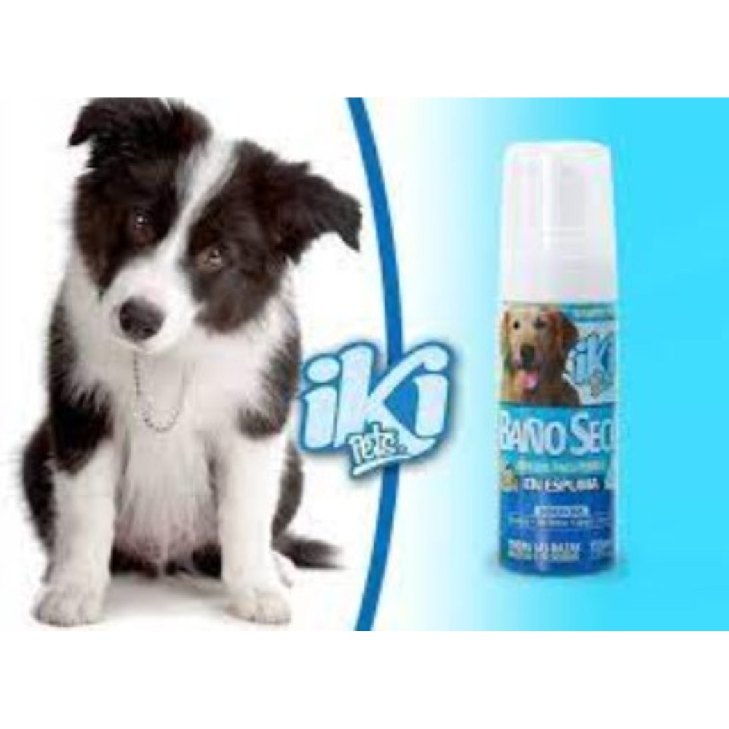 Baño Seco Iki Pets Para Perro 150 Ml Aseo