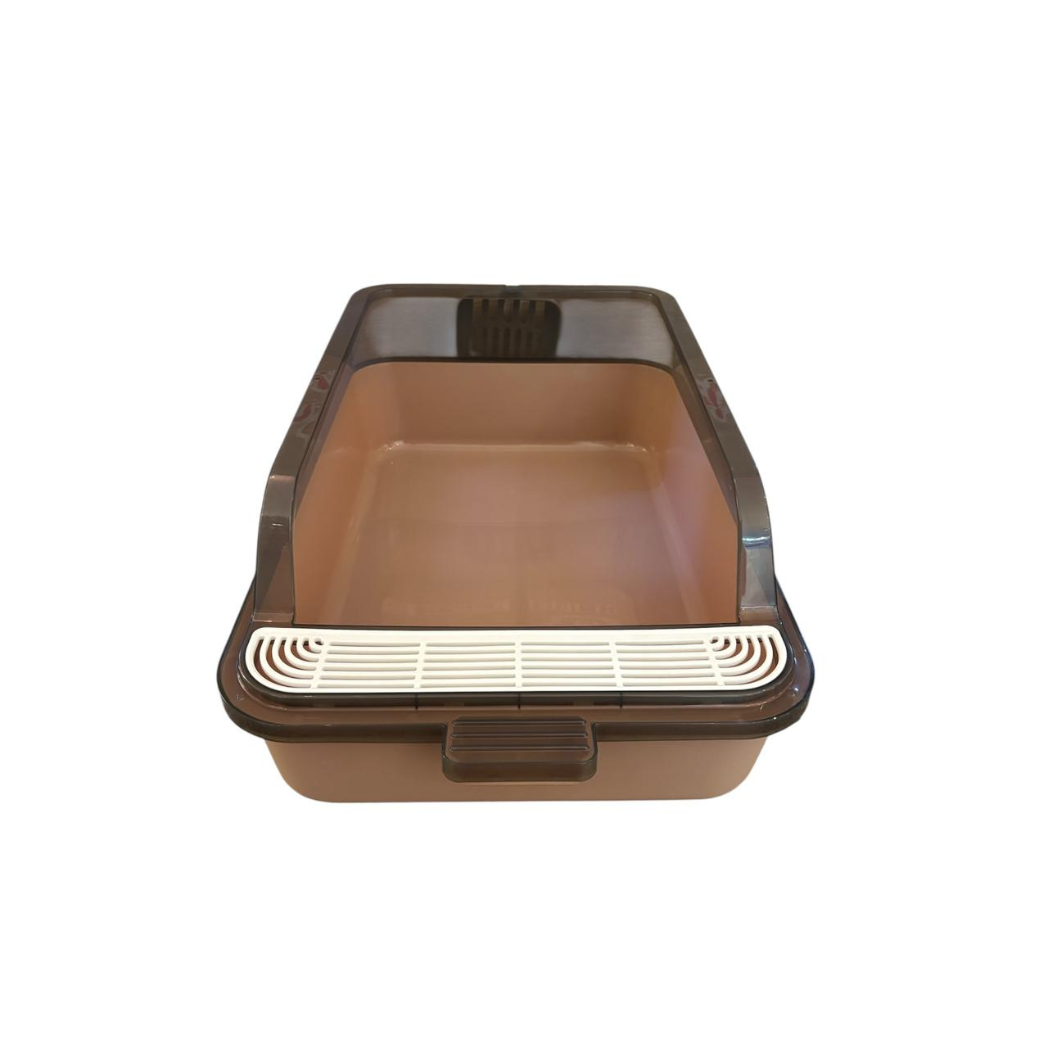 Arenero Grande Para Gato Con Dispensador De Bolsas Y Pala 34x10x52 Cm