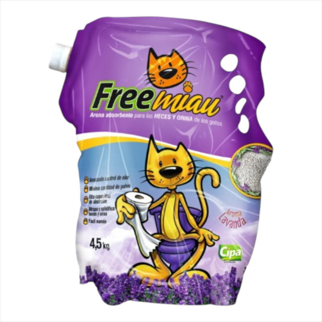 Arena Para Gatos Freemiau Lavanda Aseo