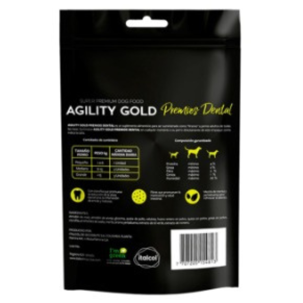 Snack Para Perro Agility Gold Premios Dental 150 Gr