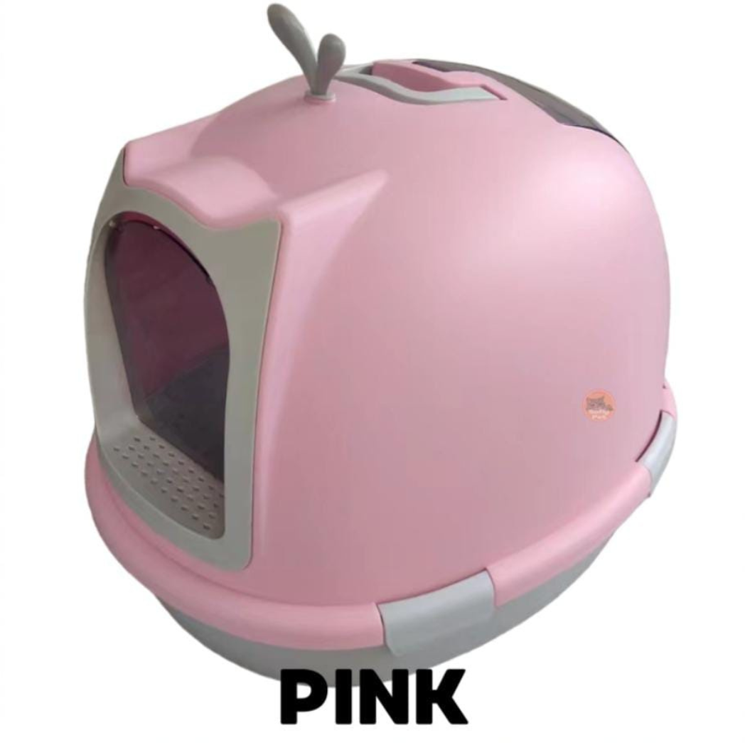 Arenero Grande Cubierto Para Gatos Con Pala 56 X 42 X 45 Cm