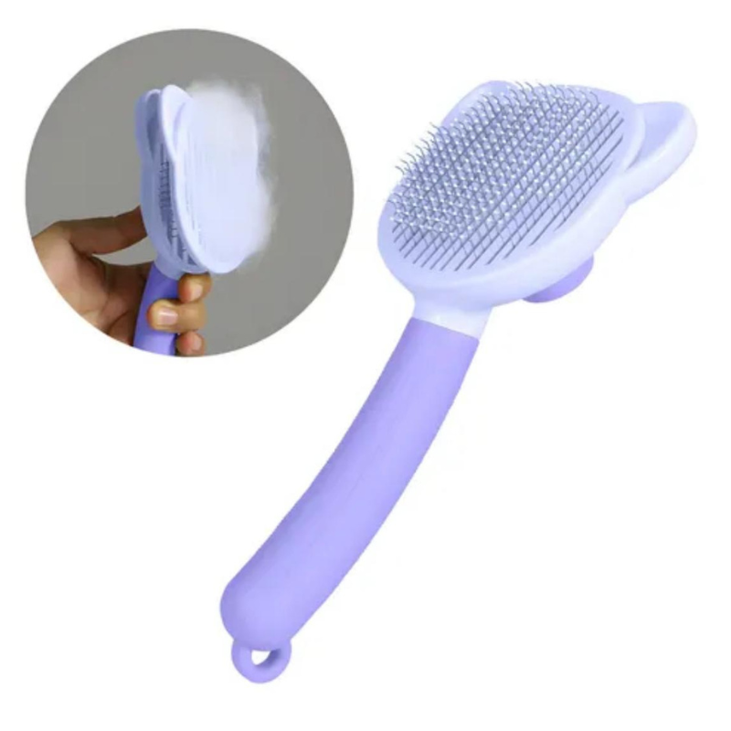 Cepillo Autolimpiante Para Mascotas Colores Surtidos Aseo