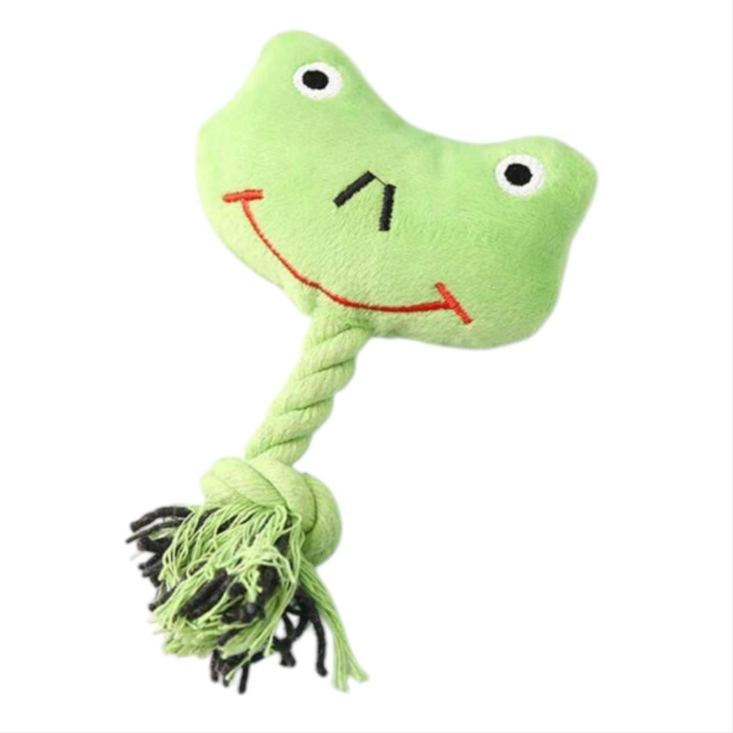 Juguete para Perro Peluche Con Sonido Y Lazo