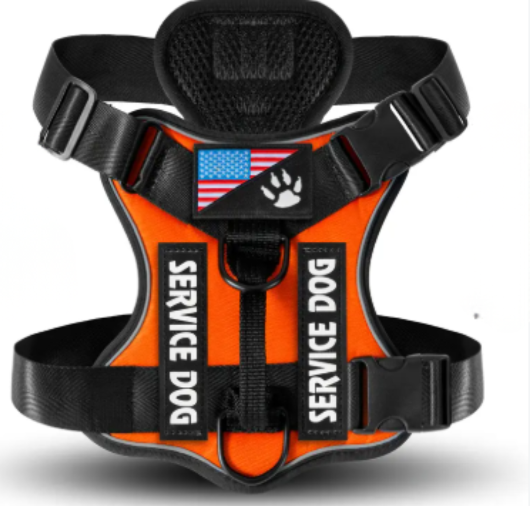 Arnés Pechera Con Traílla Service Dog Talla Xl Para Perros Grandes