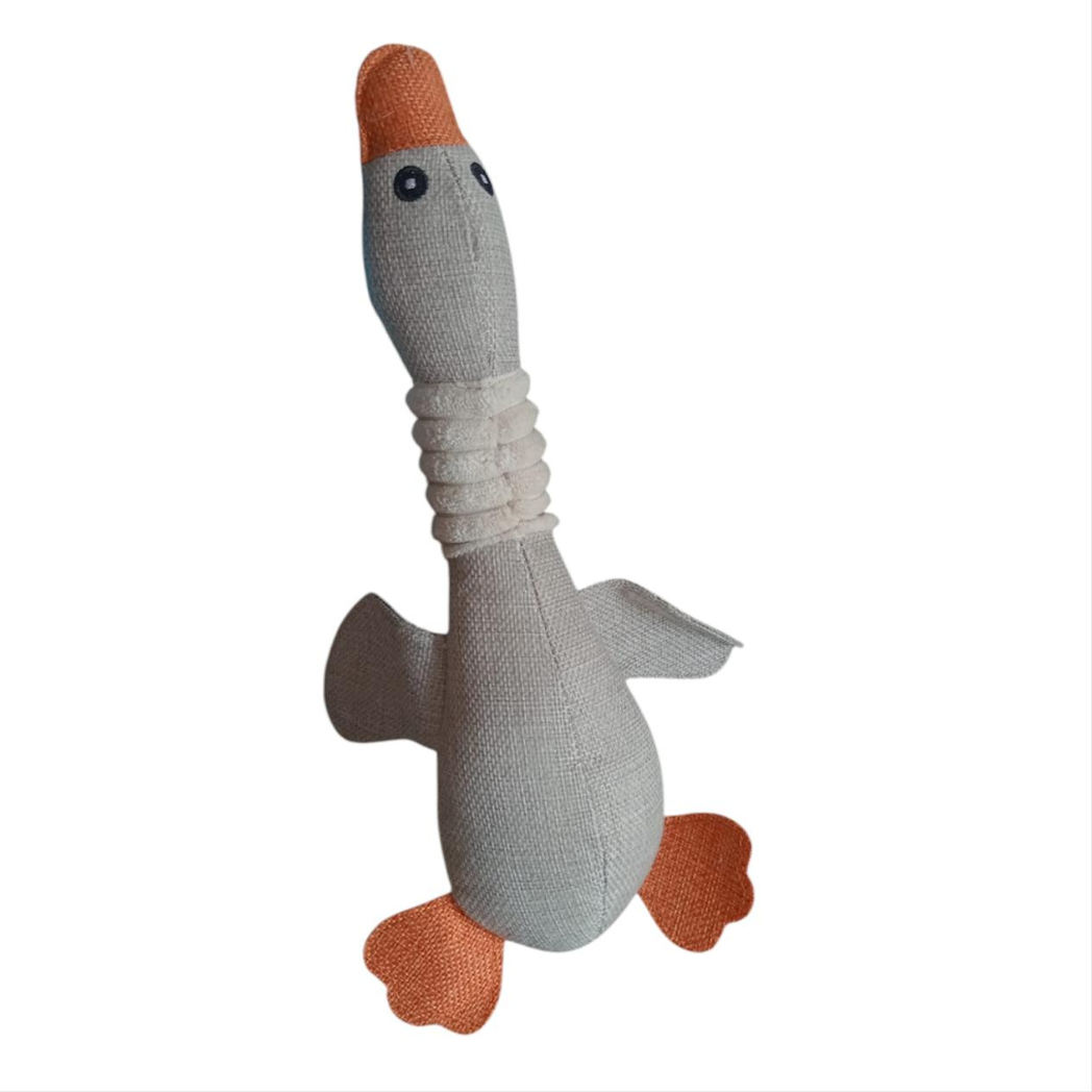 Juguete para Perro Peluche en Forma de Pato 33 cm con Sonido