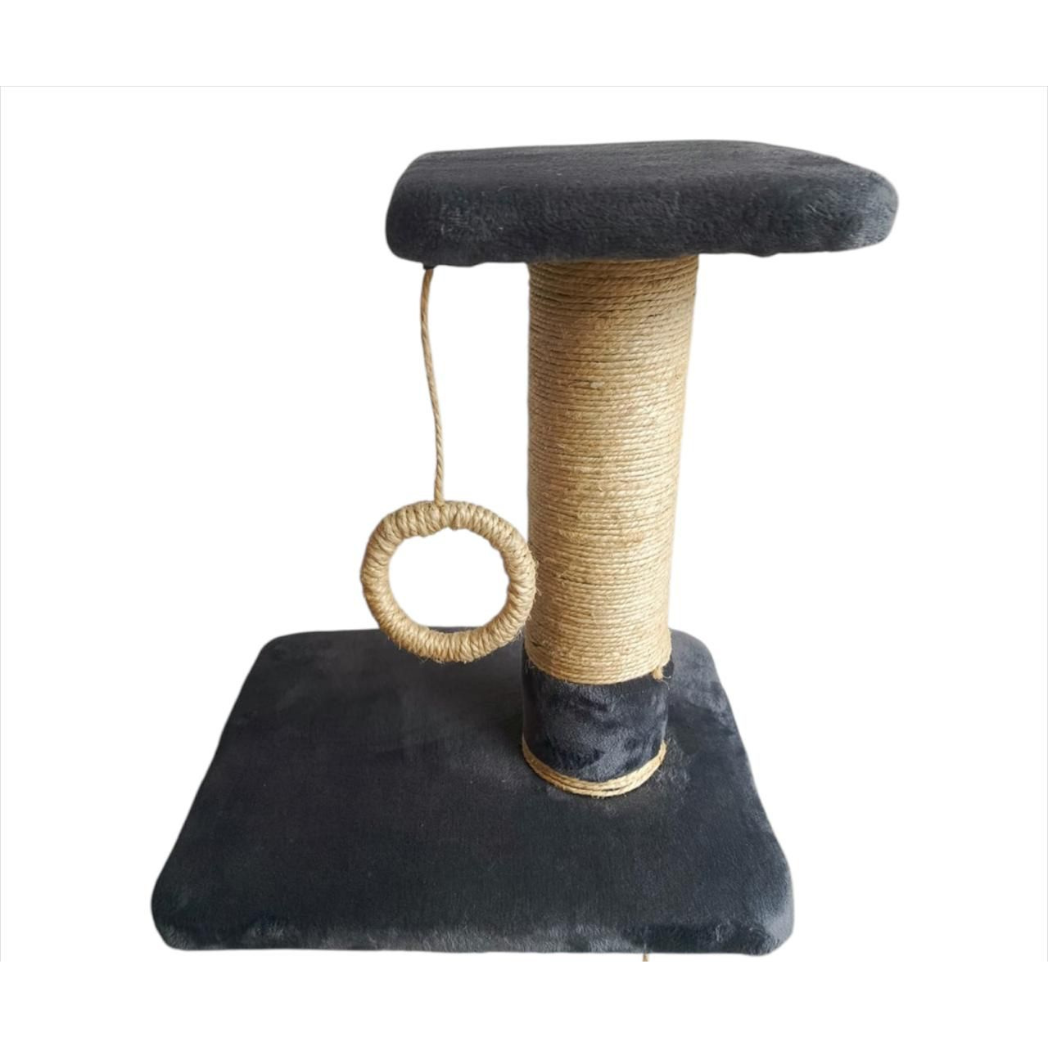 Rascador De Mesa Para Gatos Con Juguete 40x30